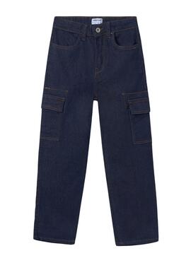 Jeans Mayoral Cargo Denim Oscuro para niña