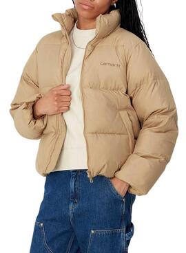 Cazadora acolchada Carhartt Springfield beige para mujer