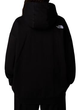 Sudadera The North Face Essential Oversize capucha negro para mujer