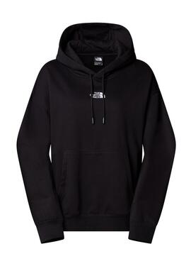 Sudadera The North Face Essential Oversize capucha negro para mujer