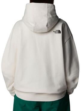 Sudadera The North Face Essential Oversize capucha blanco para mujer