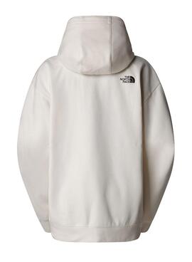 Sudadera The North Face Essential Oversize capucha blanco para mujer