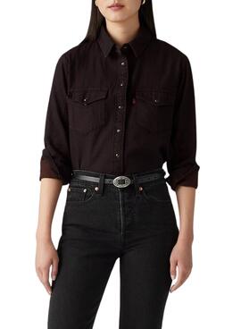 Camisa Levis Iconic púrpura para mujer