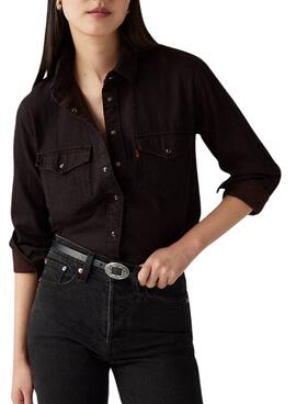 Camisa Levis Iconic púrpura para mujer