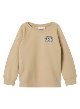 Sudadera Name It Obanno Beige para niño