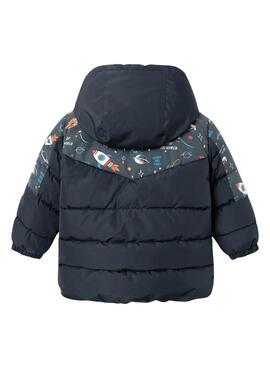 Chaqueta Name It Maglow Azul Oscuro para kids