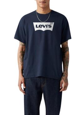 Camiseta Levis Housemark azul marino para hombre