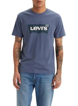 Camiseta Levis Core azul para hombre