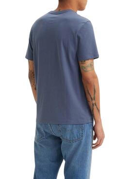 Camiseta Levis Core azul para hombre