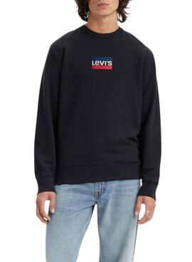 Sudadera Levis Graphic Mini negro para hombre