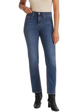 Pantalón vaquero Levis 724 azul para mujer