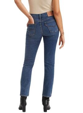 Pantalón vaquero Levis 724 azul para mujer