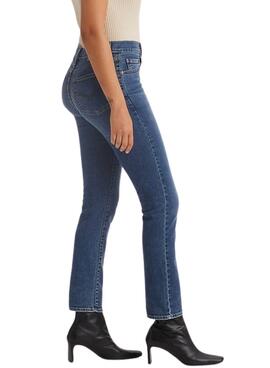 Pantalón vaquero Levis 724 azul para mujer