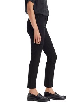 Pantalón vaquero Levis 712 negro para mujer