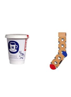 Calcetines Happy Socks Coffee camel para mujer y hombre