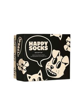 Calcetines Happy Socks Pets blanco y negro para mujer y hombre