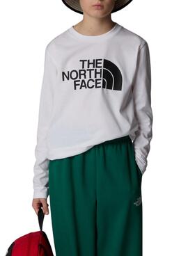 Camiseta The North Face Teen Easy Blanco para niña