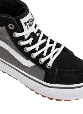 Zapatillas Vans Sk8-Hi MTE Gris y Negro para niños