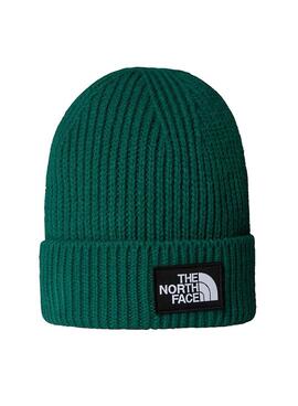 Gorro The North Face Box Logo Verde para kids