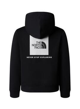 Sudadera The North Face Teen Box Negro niño