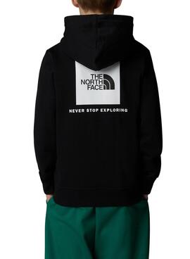 Sudadera The North Face Teen Box Negro niño