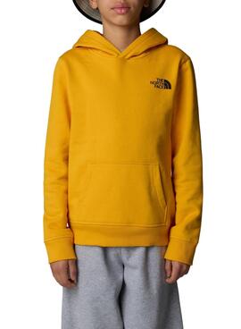 Sudadera The North Face Teen Box Naranja niño