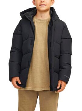 Chaquetón Jack and Jones World Negro para niño