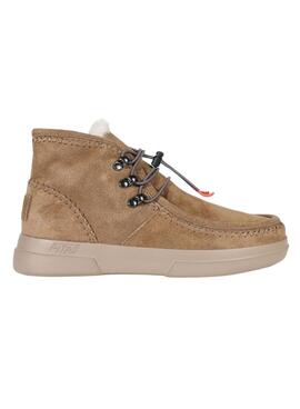 Botines Walkin Pitas Ontario camel para mujer