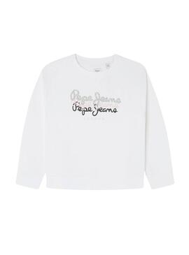 Sudadera Pepe Jeans Tinsley Blanco para niño