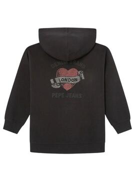 Sudadera Pepe Jeans Tansley Negro para niña