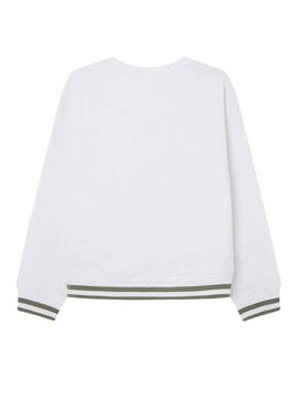 Sudadera Pepe Jeans Telisa Blanco para niña