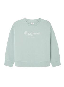 Sudadera Pepe Jeans Winter Rose Azul para niña