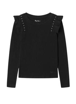 Camiseta Pepe Jeans Tatiana Negro para niña