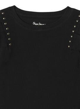 Camiseta Pepe Jeans Tatiana Negro para niña