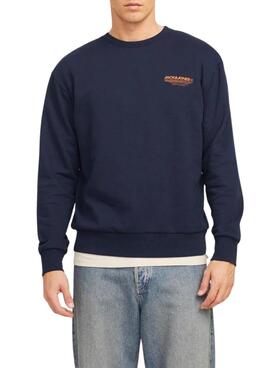 Sudadera Jack and Jones Olive marino para hombre