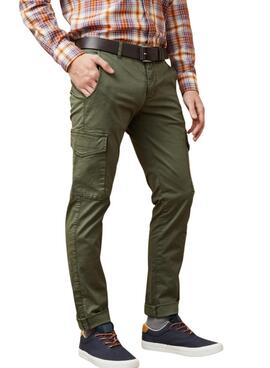 Pantalón cargo Altonadock verde para hombre