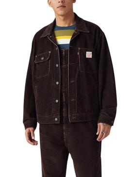 Chaqueta Levis Sunrise marrón para hombre