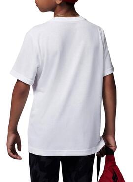 Camiseta Jordan Jumpman blanco para niño