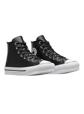 Zapatillas Converse Chuck Taylor All Star Cuero Negro para mujer