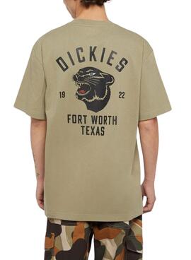 Camiseta Dickies Panther verde para hombre