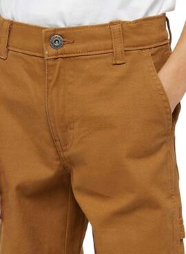 Pantalón Dickies Carpenter camel para niño