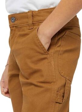 Pantalón Dickies Carpenter camel para niño