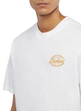 Camiseta Dickies Globe blanco para hombre