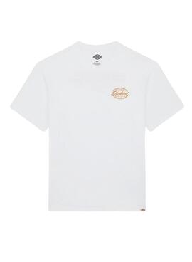 Camiseta Dickies Globe blanco para hombre