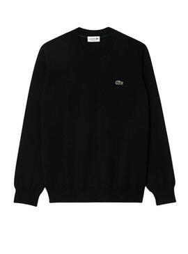 Jersey Lacoste básico negro para hombre