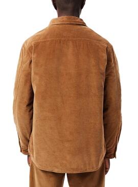 Sobrecamisa Lacoste pana camel para hombre