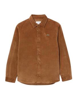 Sobrecamisa Lacoste pana camel para hombre