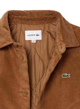 Sobrecamisa Lacoste pana camel para hombre