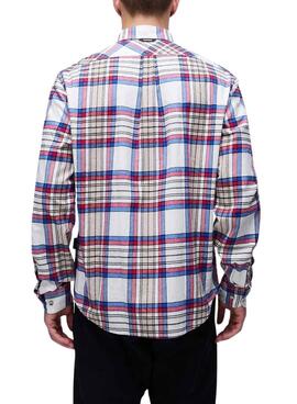 Camisa Napapijri Trekking blanco para hombre