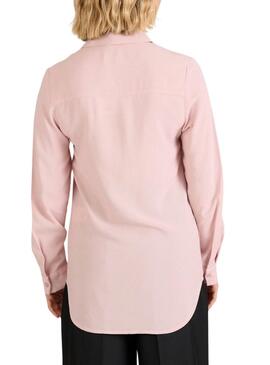 Camisa Naf Naf rosa para mujer